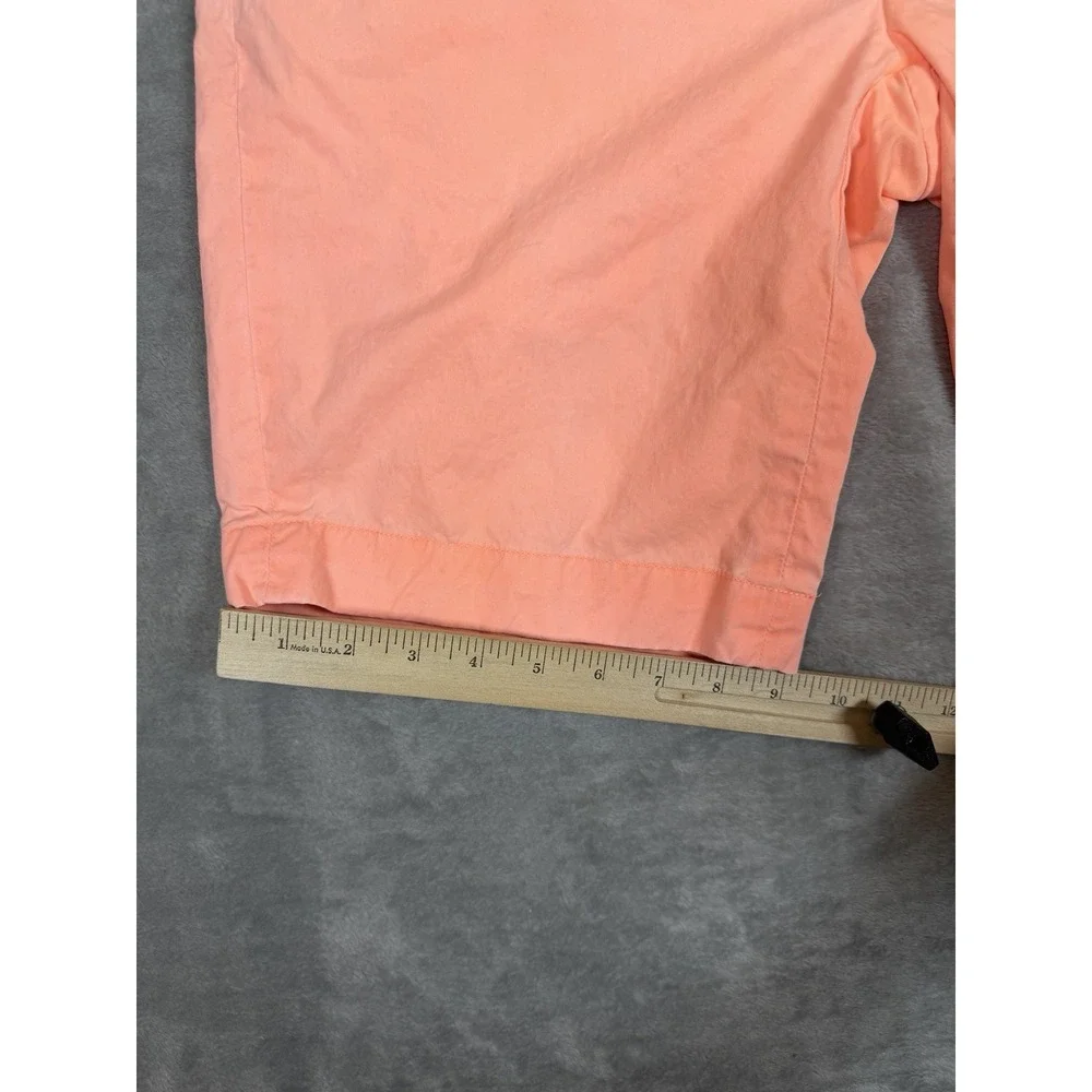 Polo Ralph Lauren Mens 31 Orange Pima Cotton Chino Shorts Classic Fit Preppy